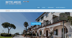 Desktop Screenshot of hotelsettearchi.com